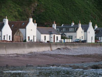 View of ythe cottage from the seashore