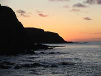 An amazing sunset from the cottage